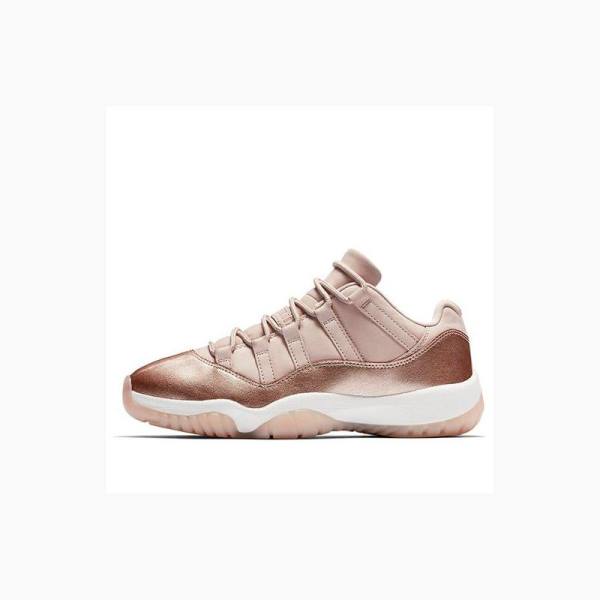 Gold / Rose Nike Retro Low Sneakers Women\'s Air Jordan 11 | JD-362KT