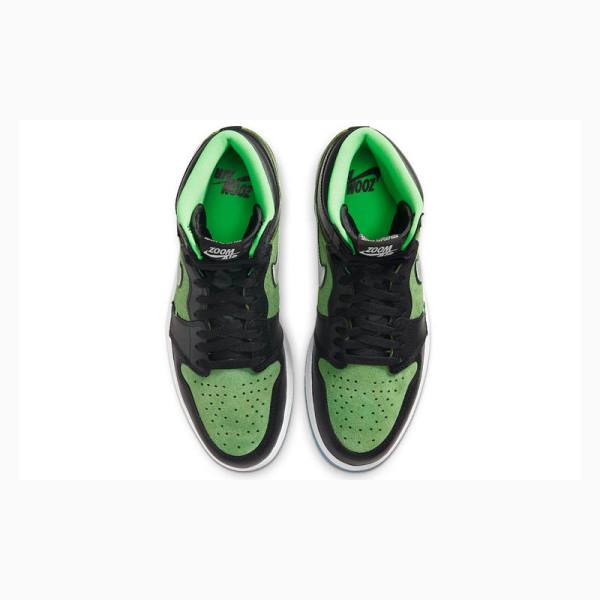 Green / Black Nike HI Zoom Air Rage Basketball Shoes Men's Air Jordan 1 | JD-458QI