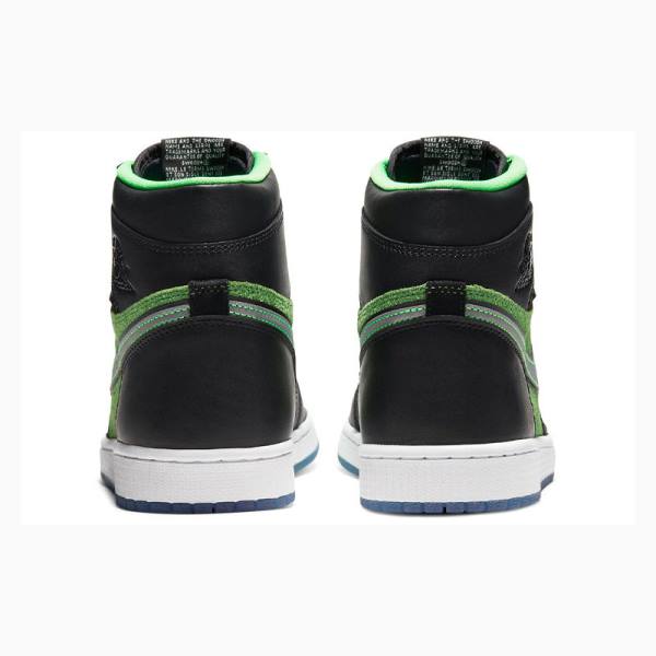 Green / Black Nike HI Zoom Air Rage Basketball Shoes Men's Air Jordan 1 | JD-458QI