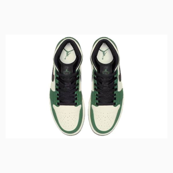 Green Nike Mid SE Basketball Shoes Men's Air Jordan 1 | JD-638VE