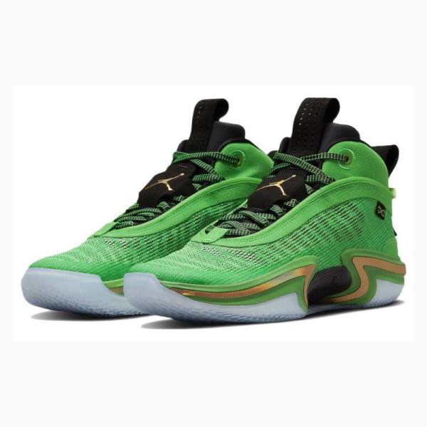 Green Nike PF Basketball Shoes Men's Air Jordan 36 | JD-692WI