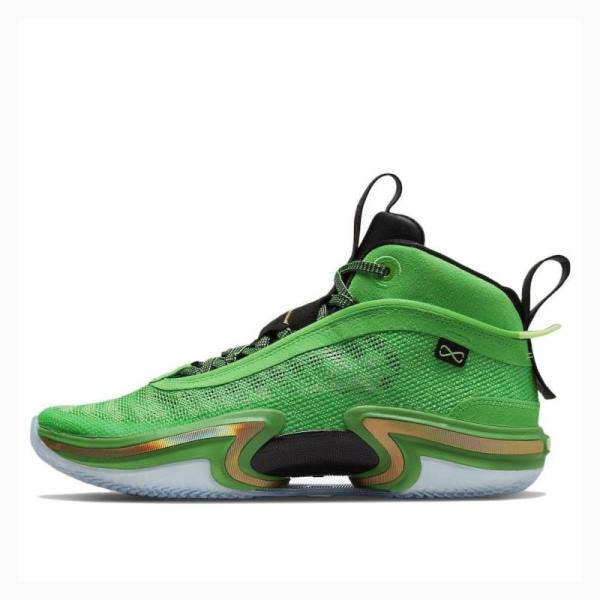 Green Nike PF Basketball Shoes Men\'s Air Jordan 36 | JD-692WI