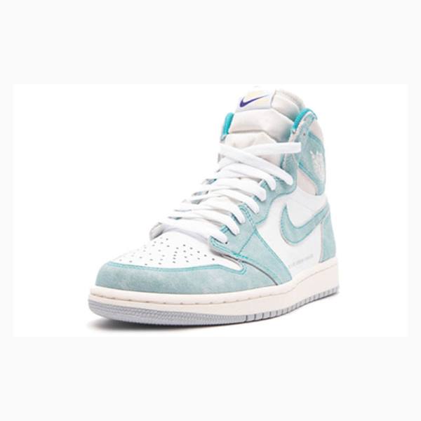 Green Nike Retro High OG Turbo Basketball Shoes Men's Air Jordan 1 | JD-170SE