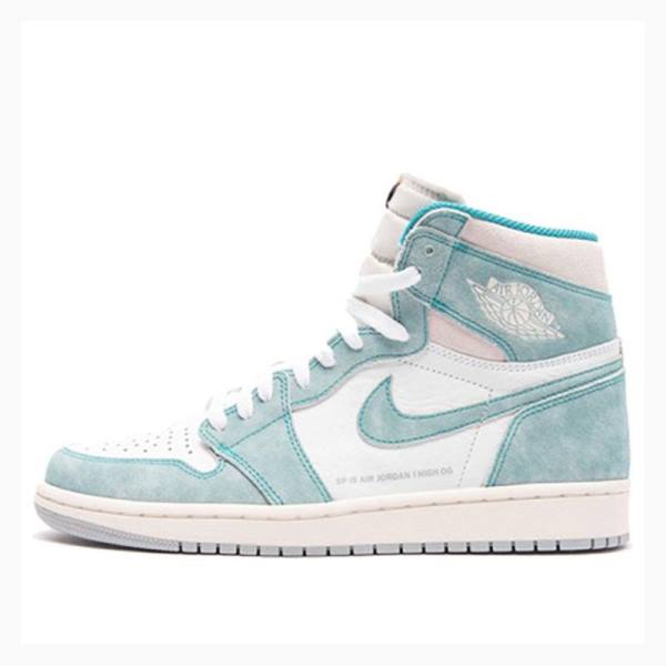 Green Nike Retro High OG Turbo Basketball Shoes Men\'s Air Jordan 1 | JD-170SE