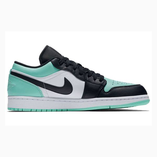 Green Nike Retro Low Emerald Rise Sneakers Men's Air Jordan 1 | JD-514SJ