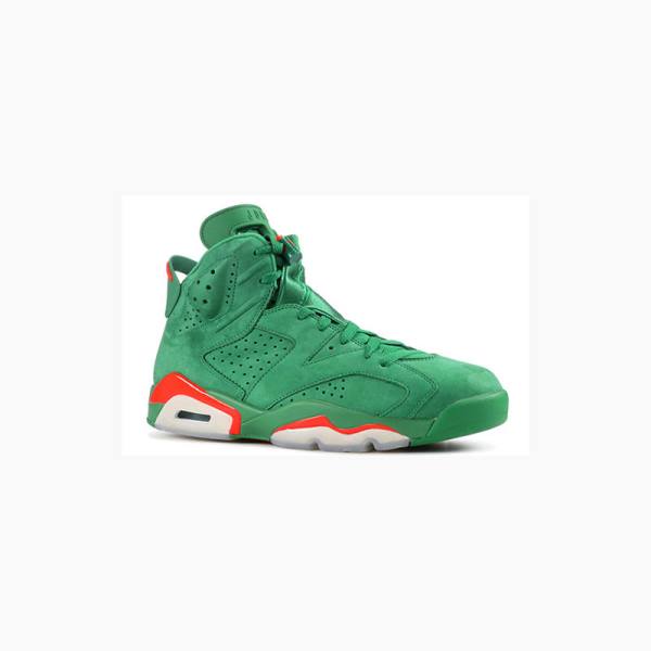 Green Nike Retro NRG G8RD Gatorade - Suede Basketball Shoes Men's Air Jordan 6 | JD-857LG