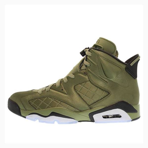 Green Nike Retro Pinnacle Flight Jacket – Palm Basketball Shoes Men\'s Air Jordan 6 | JD-245MG