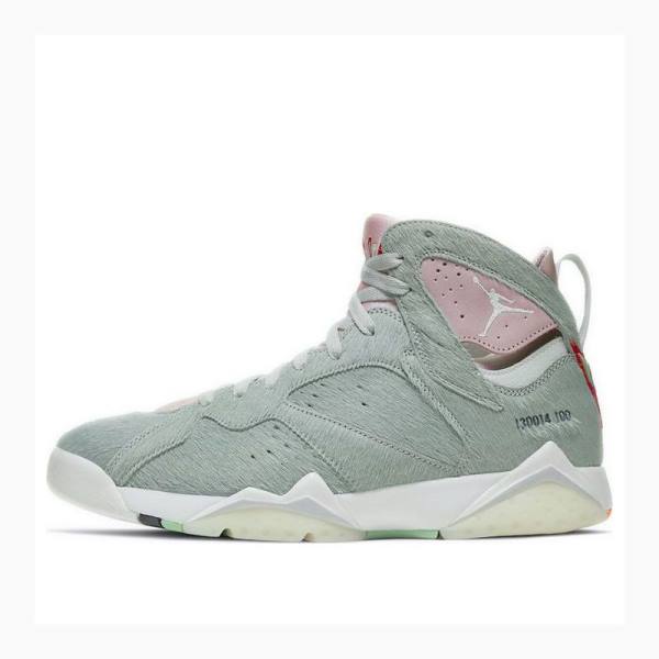 Green Nike Retro SE Hare 2.0 Basketball Shoes Men\'s Air Jordan 7 | JD-692QG