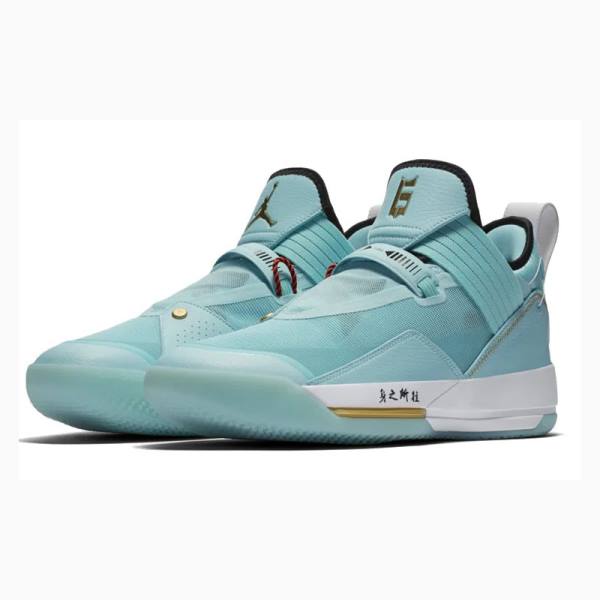 Green Nike SE PF Guo Ailun Basketball Shoes Men's Air Jordan 33 | JD-721HX