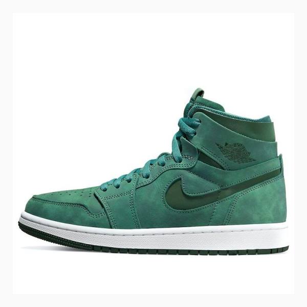 Green Nike Zoom Air CMFT Basketball Shoes Women\'s Air Jordan 1 | JD-384GY