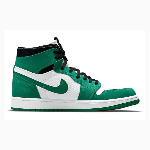 Green / White Nike Zoom Comfort ' Stadium Basketball Shoes Men's Air Jordan 1 | JD-584ZQ