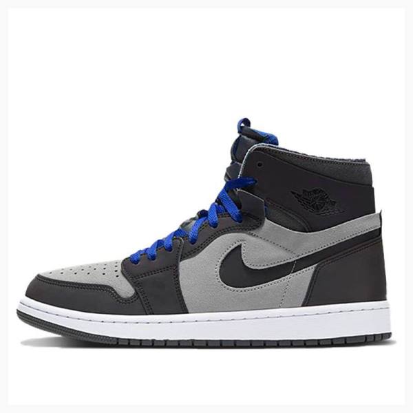 Grey / Black / Blue Nike Zoom Air CMFT LPL x Air Jordan Basketball Shoes Men\'s Air Jordan 1 | JD-798UI