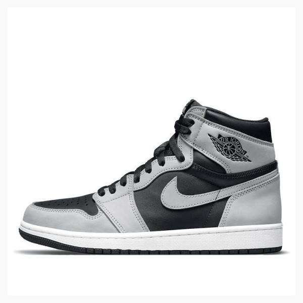 Grey / Black Nike Retro High OG Shadow 2.0 Basketball Shoes Men\'s Air Jordan 1 | JD-138ZS