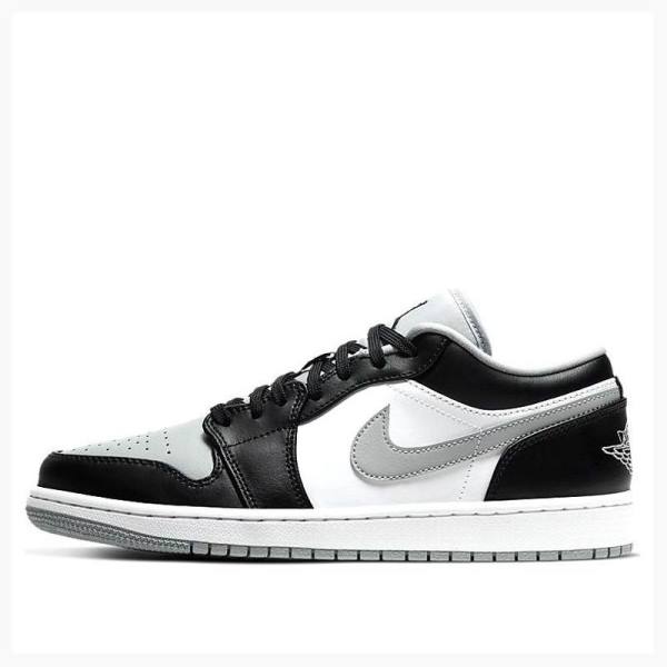 Grey / Black Nike Retro Low Smoke Sneakers Men\'s Air Jordan 1 | JD-386IG