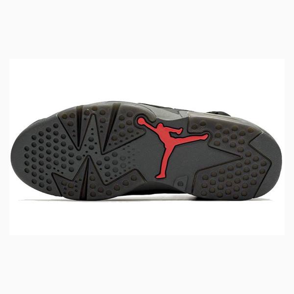 Grey / Black Nike Retro PSG Iron Infrared Basketball Shoes Men's Air Jordan 6 | JD-875BR