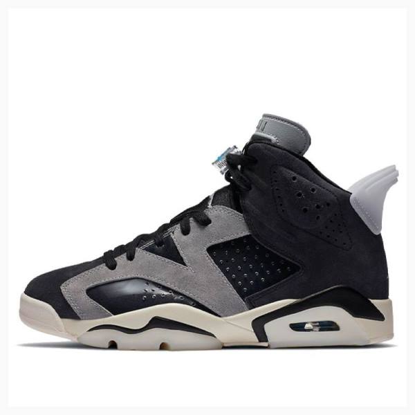 Grey / Black Nike Retro Tech Chrome Basketball Shoes Women\'s Air Jordan 6 | JD-720GR