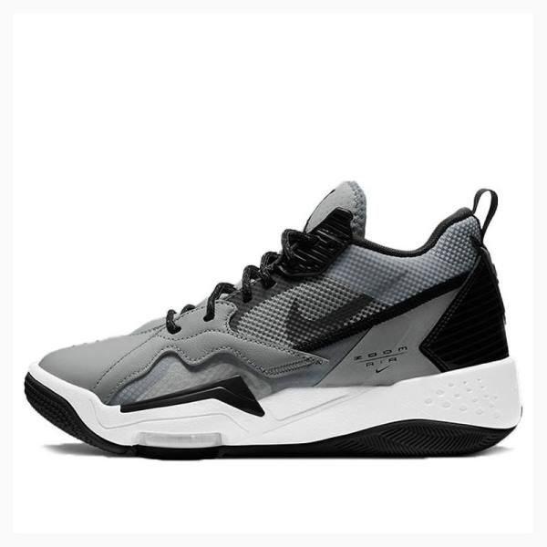 Grey / Black Nike Zoom 92 Basketball Shoes Women\'s Air Jordan | JD-451WK