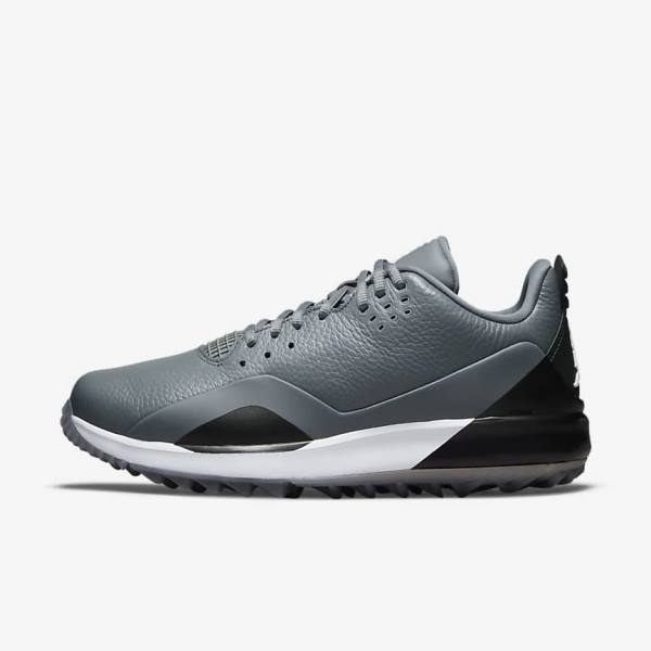 Grey / Black / White Nike ADG 3 Cement Running Shoes Men\'s Air Jordan | NK254IOV