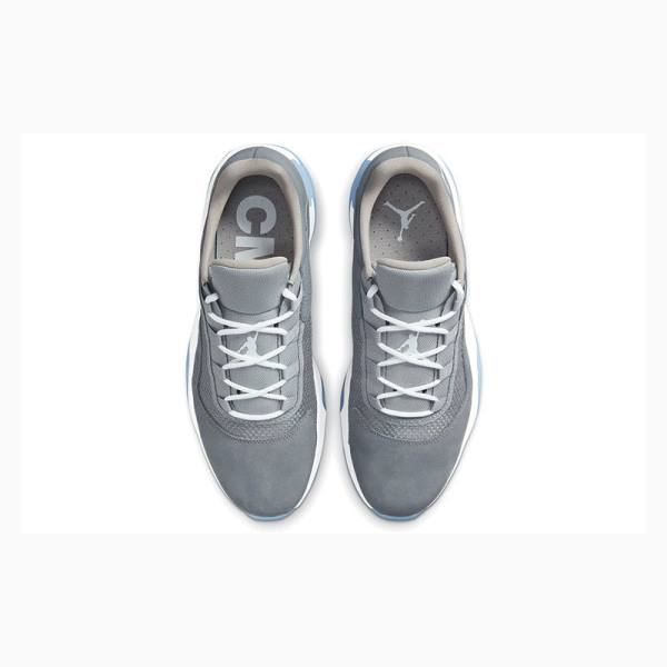 Grey / Blue Nike CMFT Low Sneakers Men's Air Jordan 11 | JD-753IY