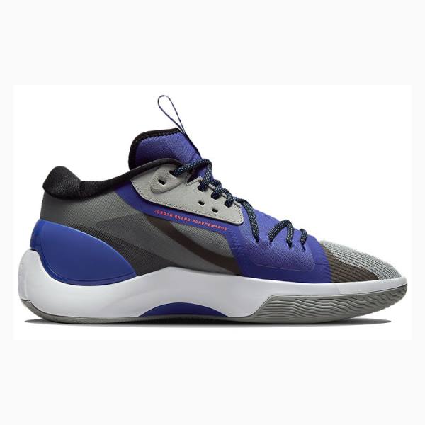 Grey / Blue Nike Zoom Separate PF Basketball Shoes Men's Air Jordan | JD-936AW