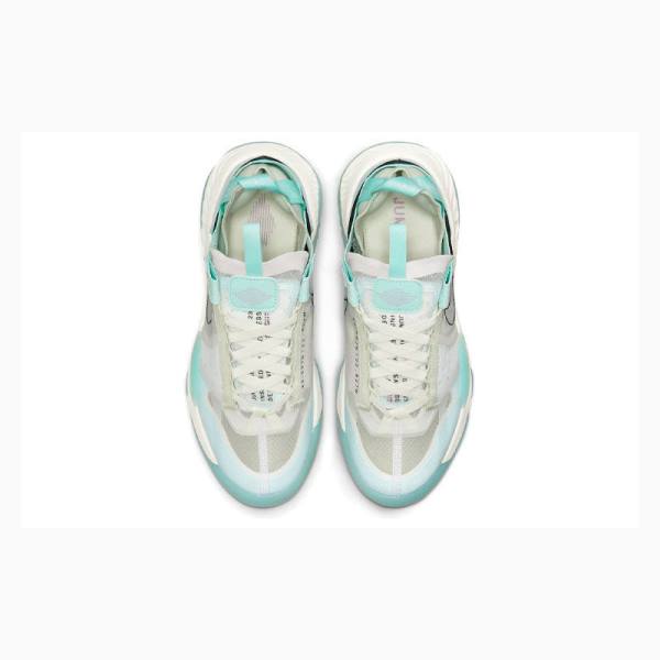 Grey / Green Nike Delta Breathe Running Shoes Women's Air Jordan | JD-683FK