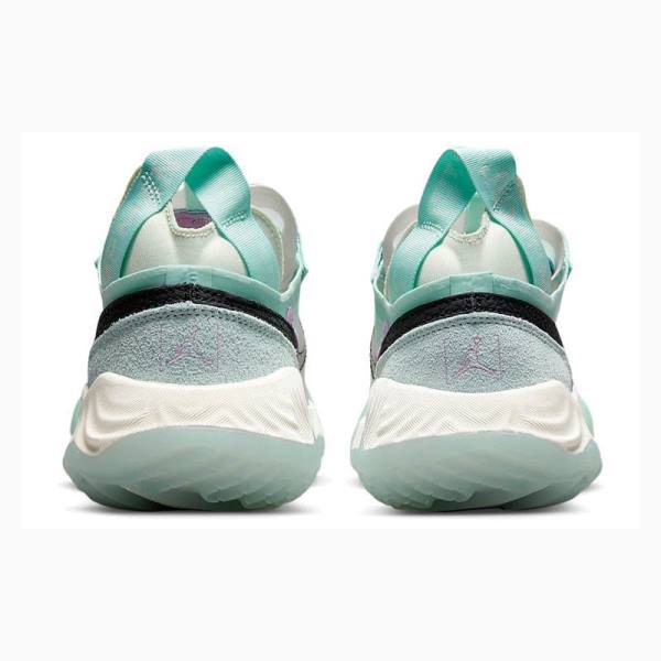 Grey / Green Nike Delta Breathe Running Shoes Women's Air Jordan | JD-683FK