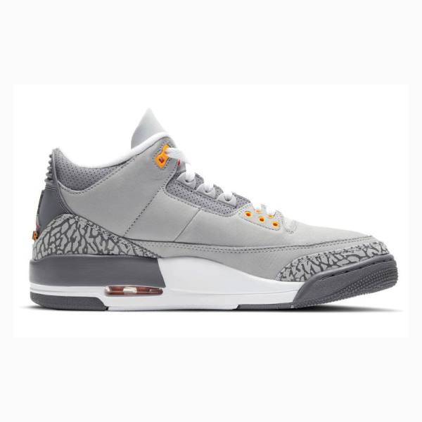 Grey Nike Retro Cool 2021 Basketball Shoes Men's Air Jordan 3 | JD-932QL