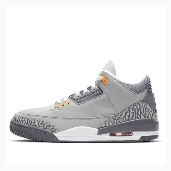 Grey Nike Retro Cool 2021 Basketball Shoes Men\'s Air Jordan 3 | JD-932QL