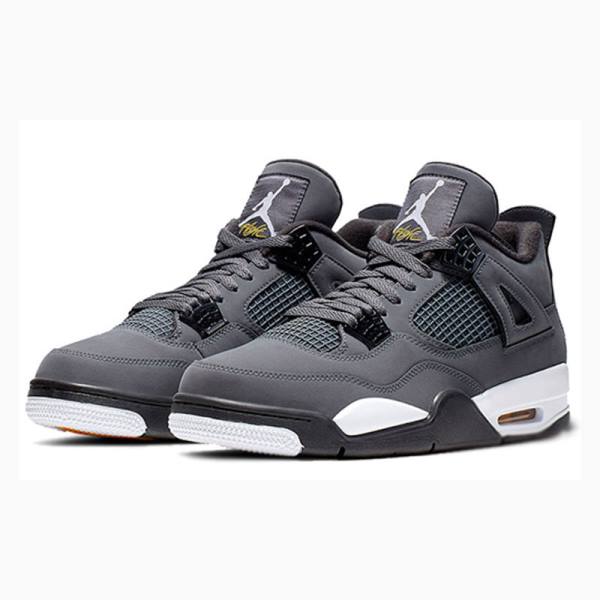 Grey Nike Retro Cool Basketball Shoes Men's Air Jordan 4 | JD-705JZ