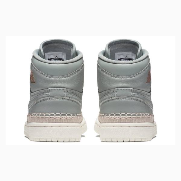 Grey Nike Retro HI PRM Mica Bronze Basketball Shoes Women's Air Jordan 1 | JD-341TU