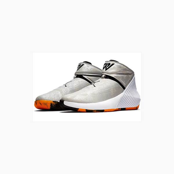 Grey Nike Why Not Zer01 3M Basketball Shoes Women's Air Jordan | JD-106BP