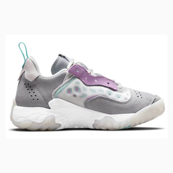 Grey / Purple Nike Delta 2 Running Shoes Women's Air Jordan | JD-524FY