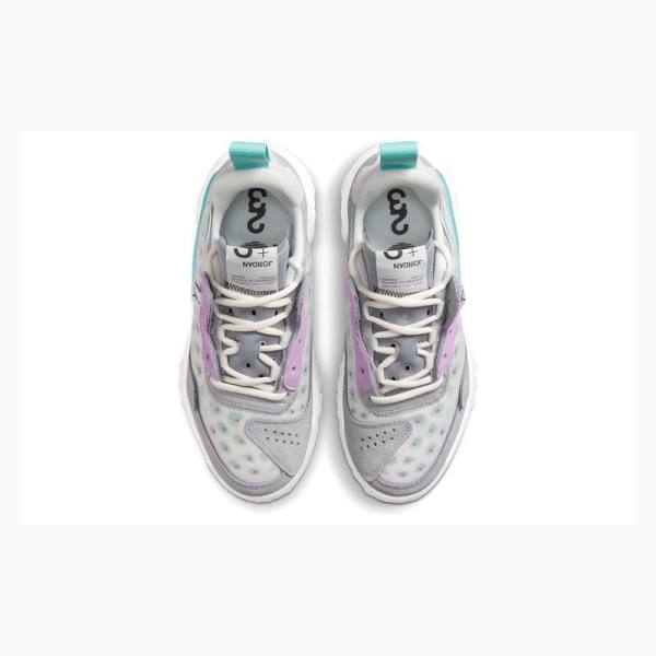 Grey / Purple Nike Delta 2 Running Shoes Women's Air Jordan | JD-524FY