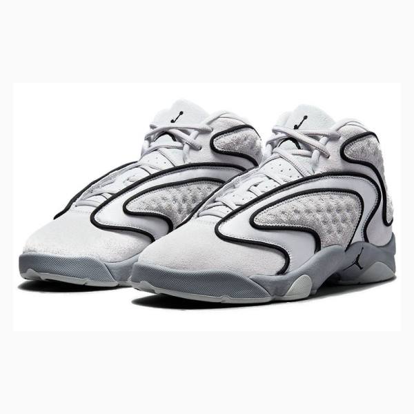 Grey / White / Black Nike OG Tech Grey Basketball Shoes Women's Air Jordan | JD-178EV