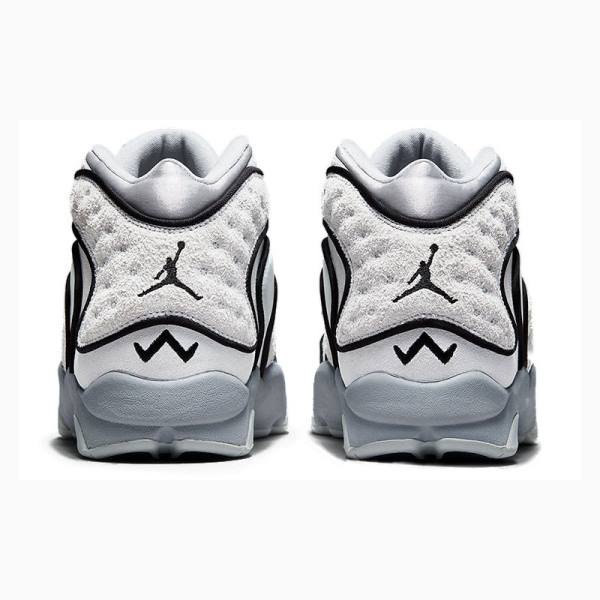 Grey / White / Black Nike OG Tech Grey Basketball Shoes Women's Air Jordan | JD-178EV