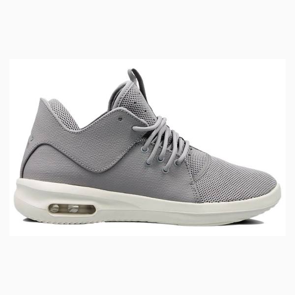 Grey / White Nike First Class Running Shoes Men's Air Jordan | JD-583XY