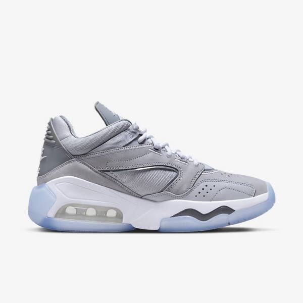 Grey / White Nike Point Lane Running Shoes Men's Air Jordan | NK706HOC