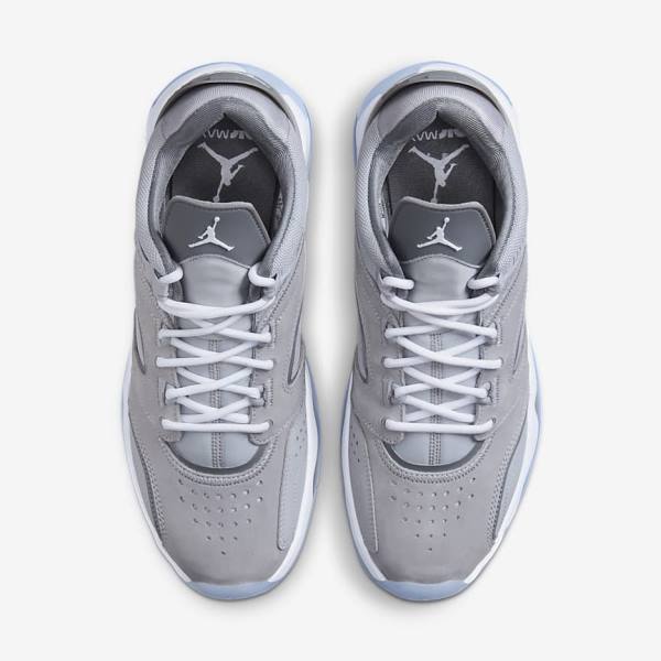 Grey / White Nike Point Lane Running Shoes Men's Air Jordan | NK706HOC