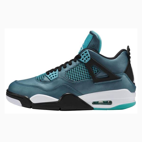 Light Aqua Nike Retro 30TH Teal Basketball Shoes Men's Air Jordan 4 | JD-015NQ