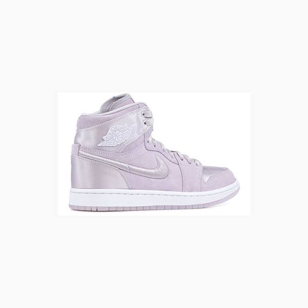 Light Purple Nike RET High SOH Barely Basketball Shoes Women's Air Jordan 1 | JD-438UW