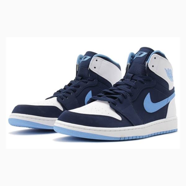 Navy / Blue Nike Retro High CP3 Basketball Shoes Men's Air Jordan 1 | JD-963JW