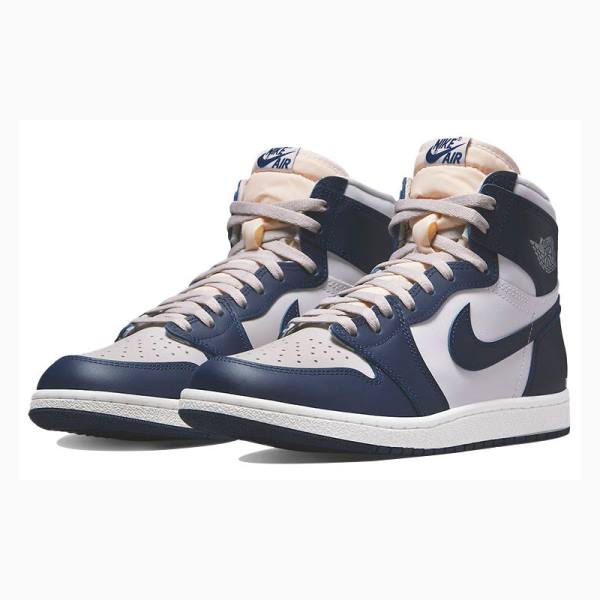 Navy Nike Retro High '85 OG Basketball Shoes Men's Air Jordan 1 | JD-180TL