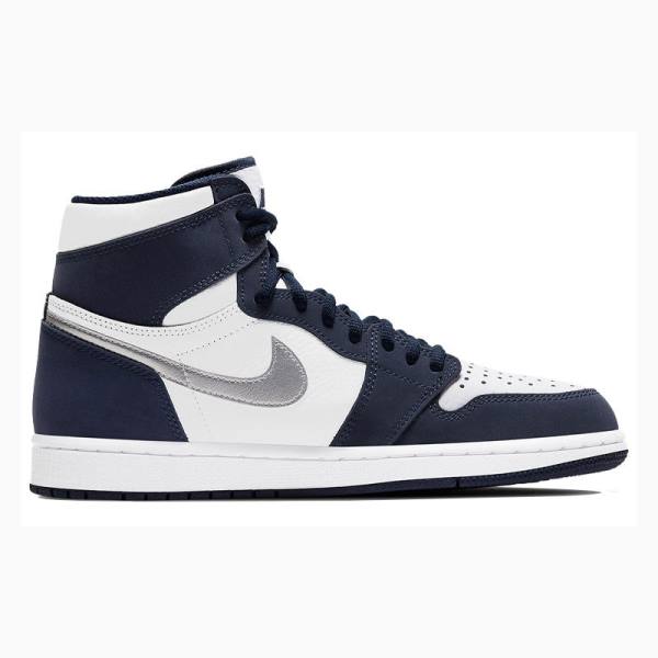 Navy Nike Retro High co.JP 'Midnight Navy' Suitcase Special Box Basketball Shoes Men's Air Jordan 1 | JD-439HG