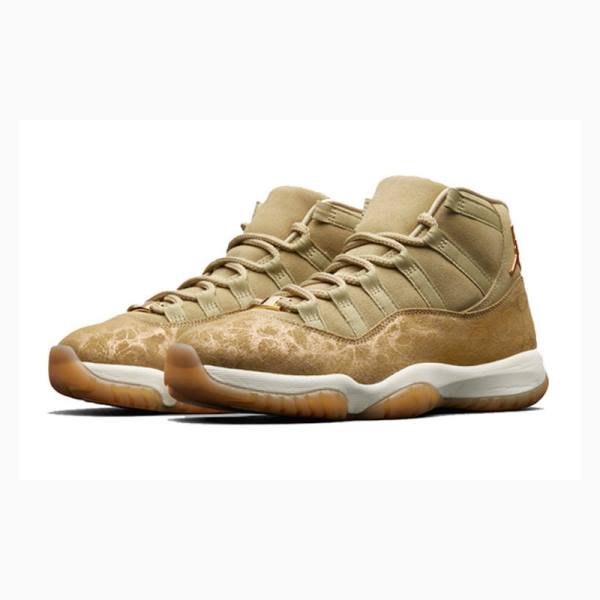 Olive / Brown Nike Retro Neutral Basketball Shoes Women's Air Jordan 11 | JD-145EM