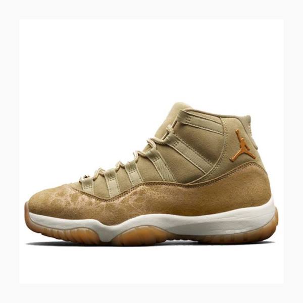 Olive / Brown Nike Retro Neutral Basketball Shoes Women\'s Air Jordan 11 | JD-145EM