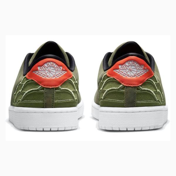 Olive / Green Nike Centre Court Basketball Shoes Men's Air Jordan 1 | JD-086DW