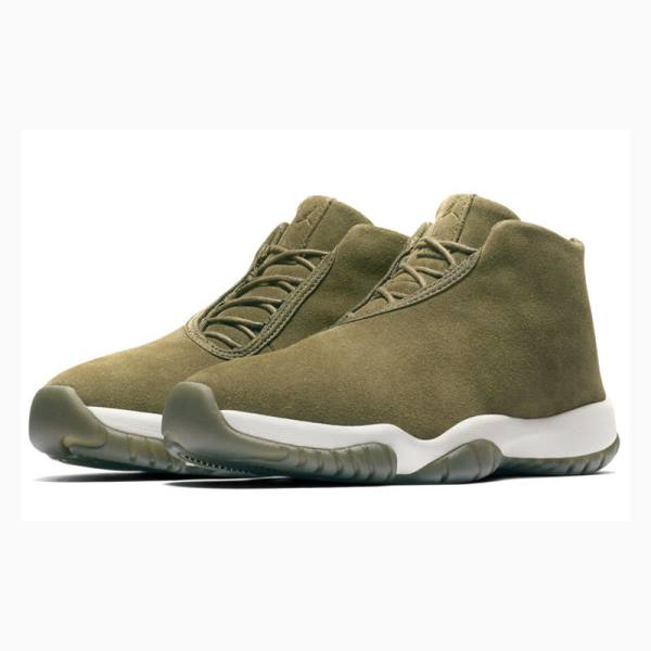 Olive Nike Future Suede – Canvas Basketball Shoes Women's Air Jordan | JD-520PX