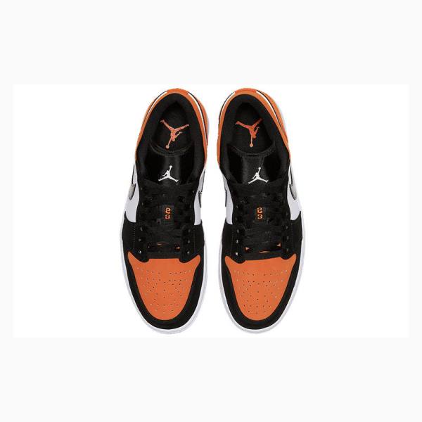 Orange / Black Nike Retro Low Shattered Backboard Sneakers Men's Air Jordan 1 | JD-946JH