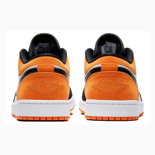 Orange / Black Nike Retro Low Shattered Backboard Sneakers Men's Air Jordan 1 | JD-946JH