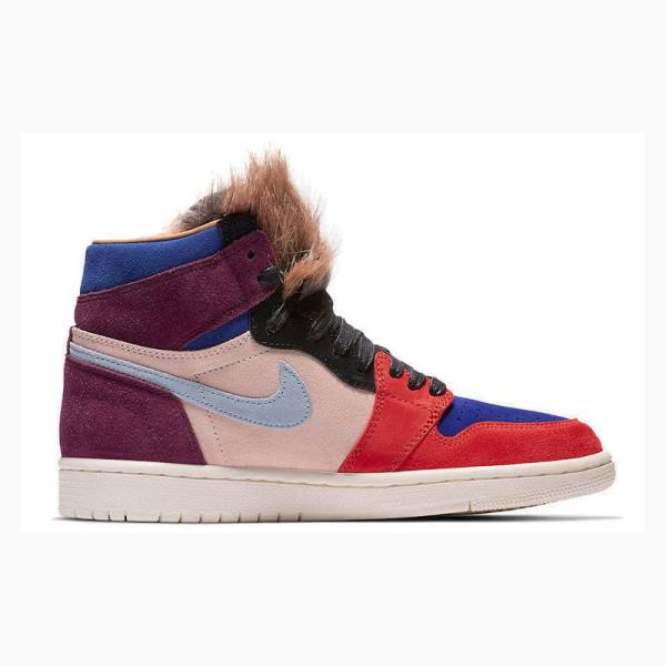 Orange / Blue / Purple Nike High OG NRG Aleali May Basketball Shoes Women's Air Jordan 1 | JD-731VE